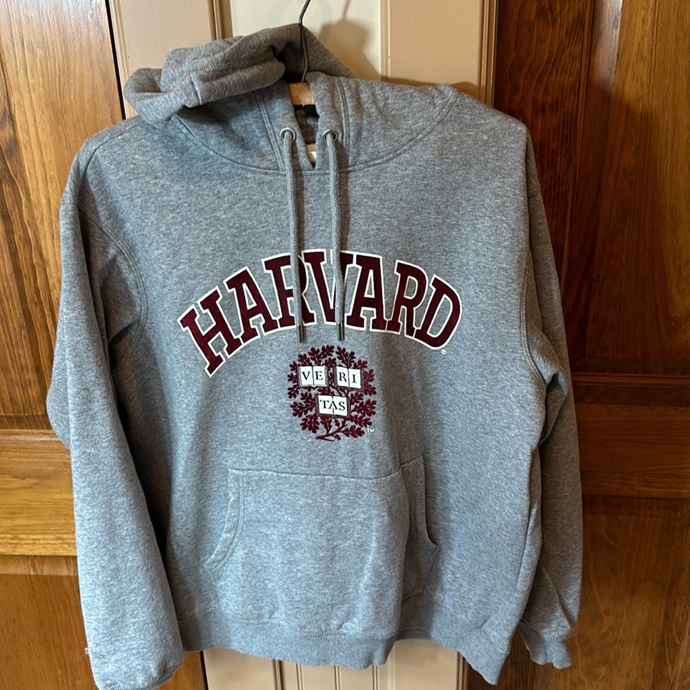 NWOT H&M Harvard Grey Hoodie - M